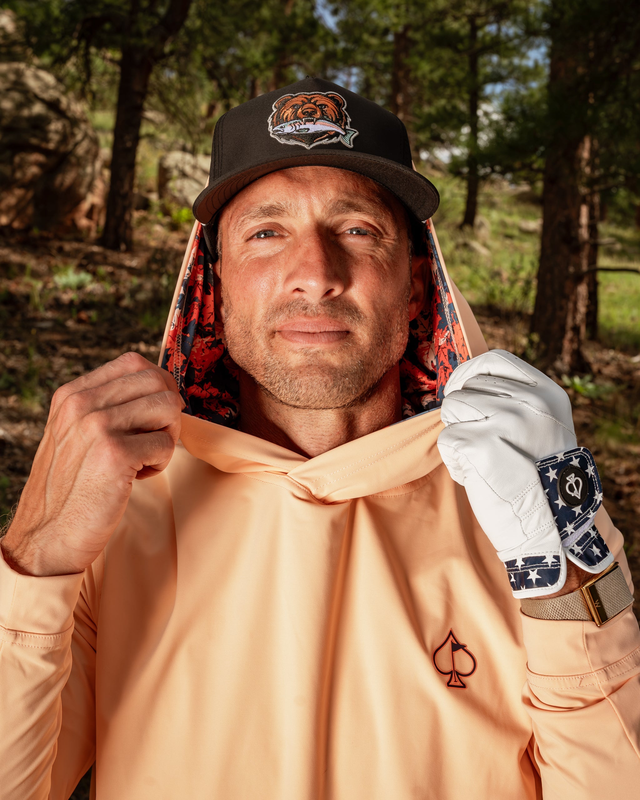 Image of Performance Golf Hoodie - Autumn Leaves