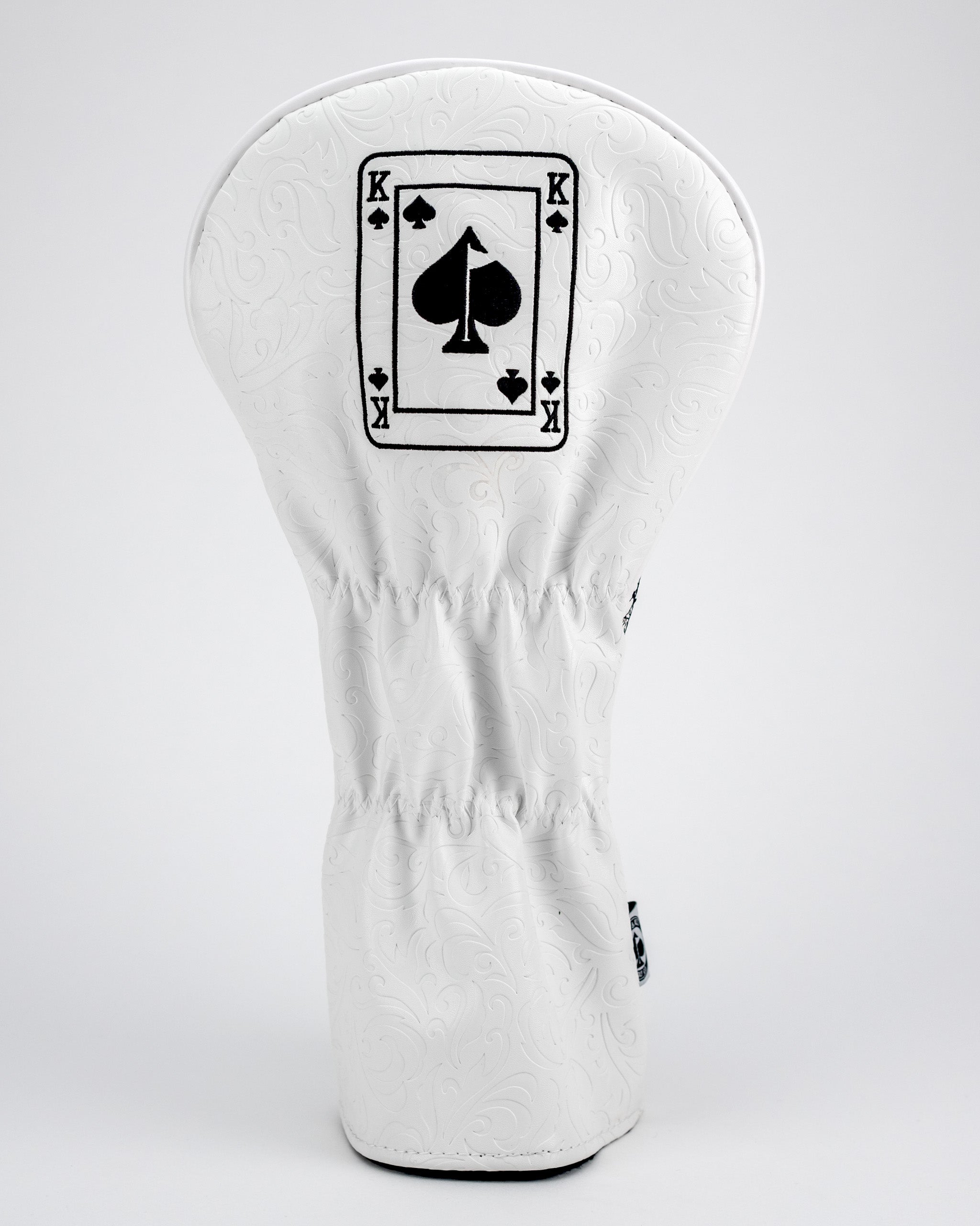 Image of White Out King of Spades - Driver Cover