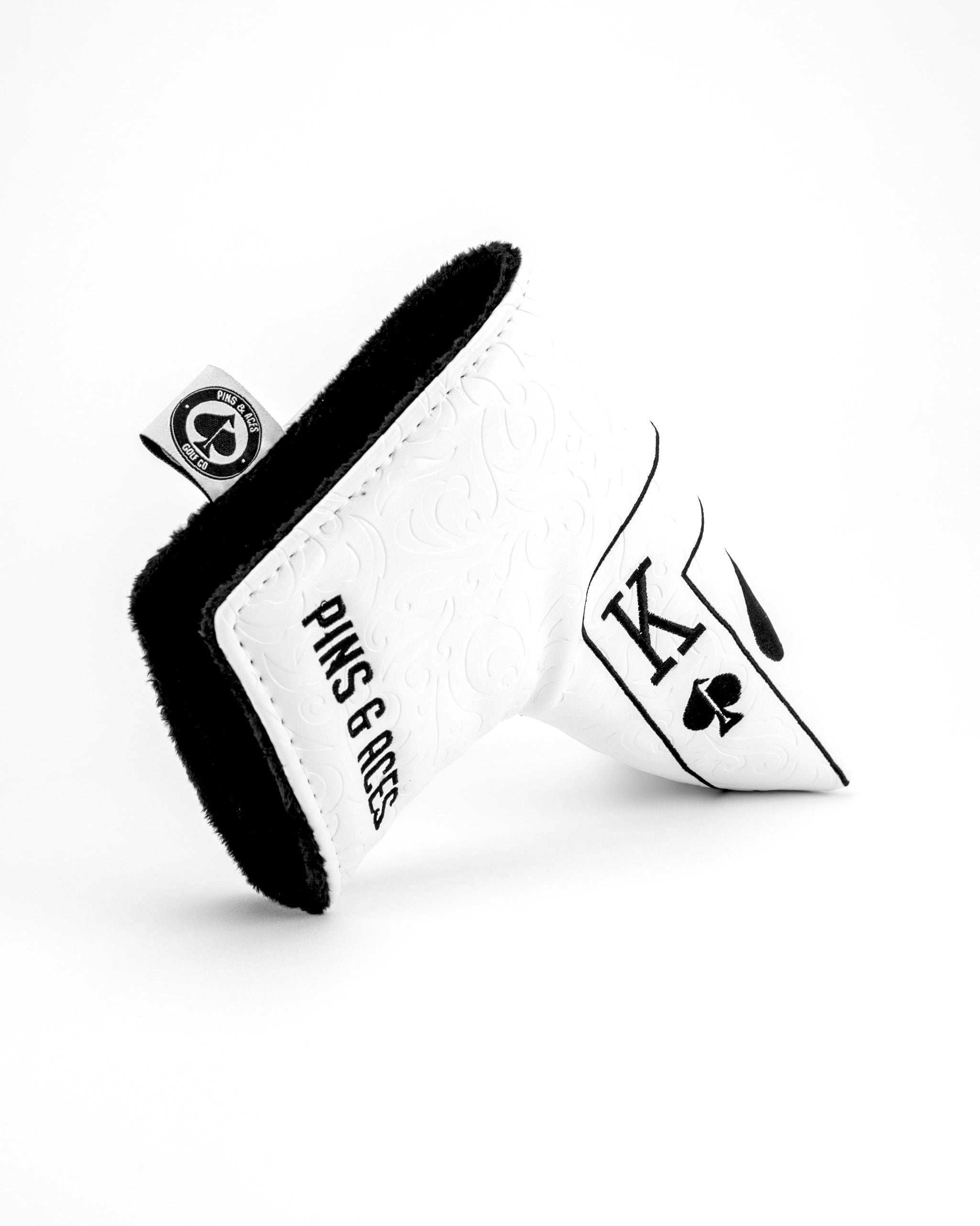 Image of White Out Ace of Spades - Blade Putter Cover