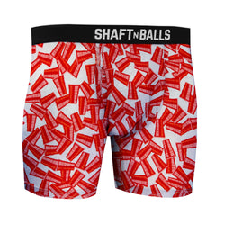 Flip Cup Boxers - Red / White