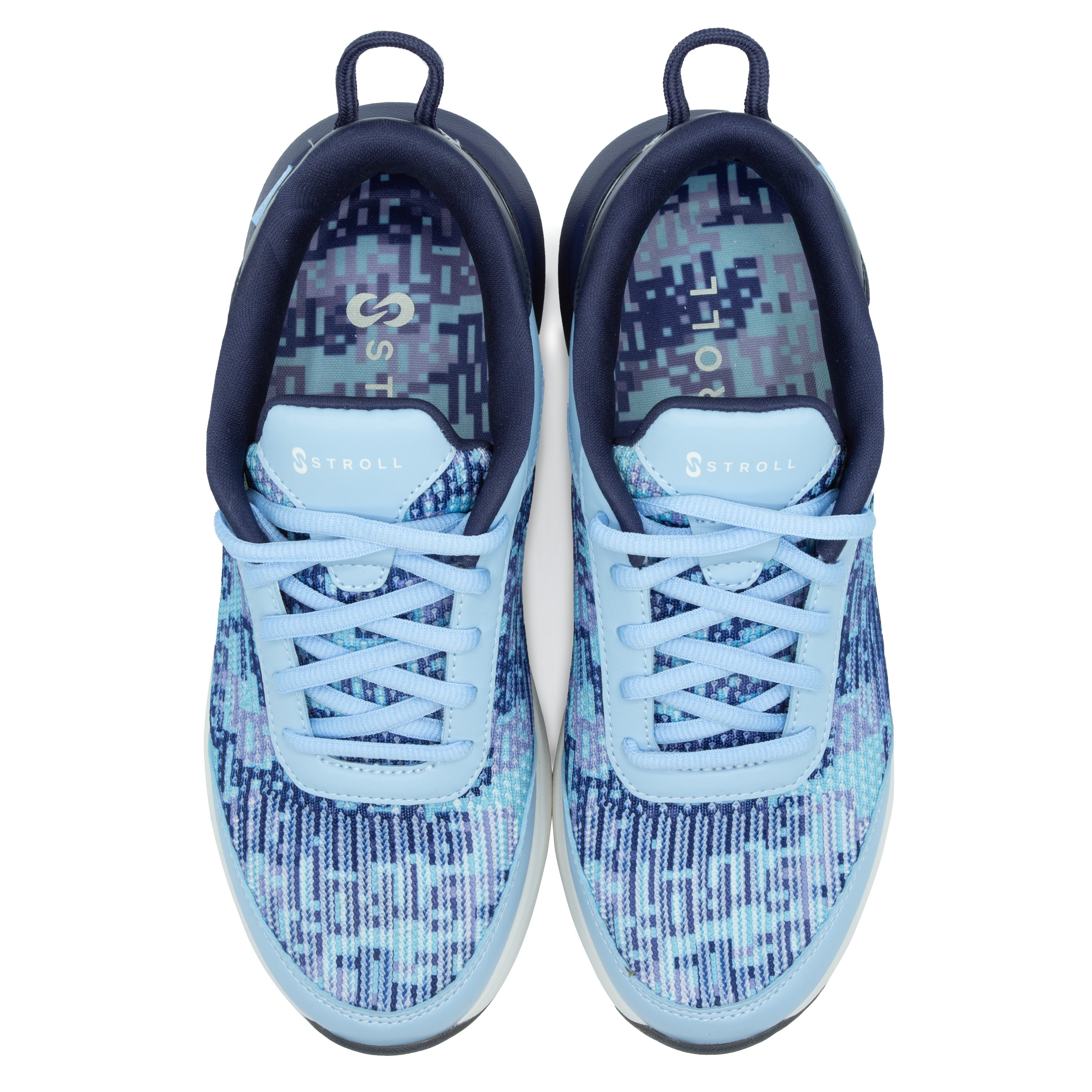 Image of Women's Performance Knit - Digi Camo Blue/White