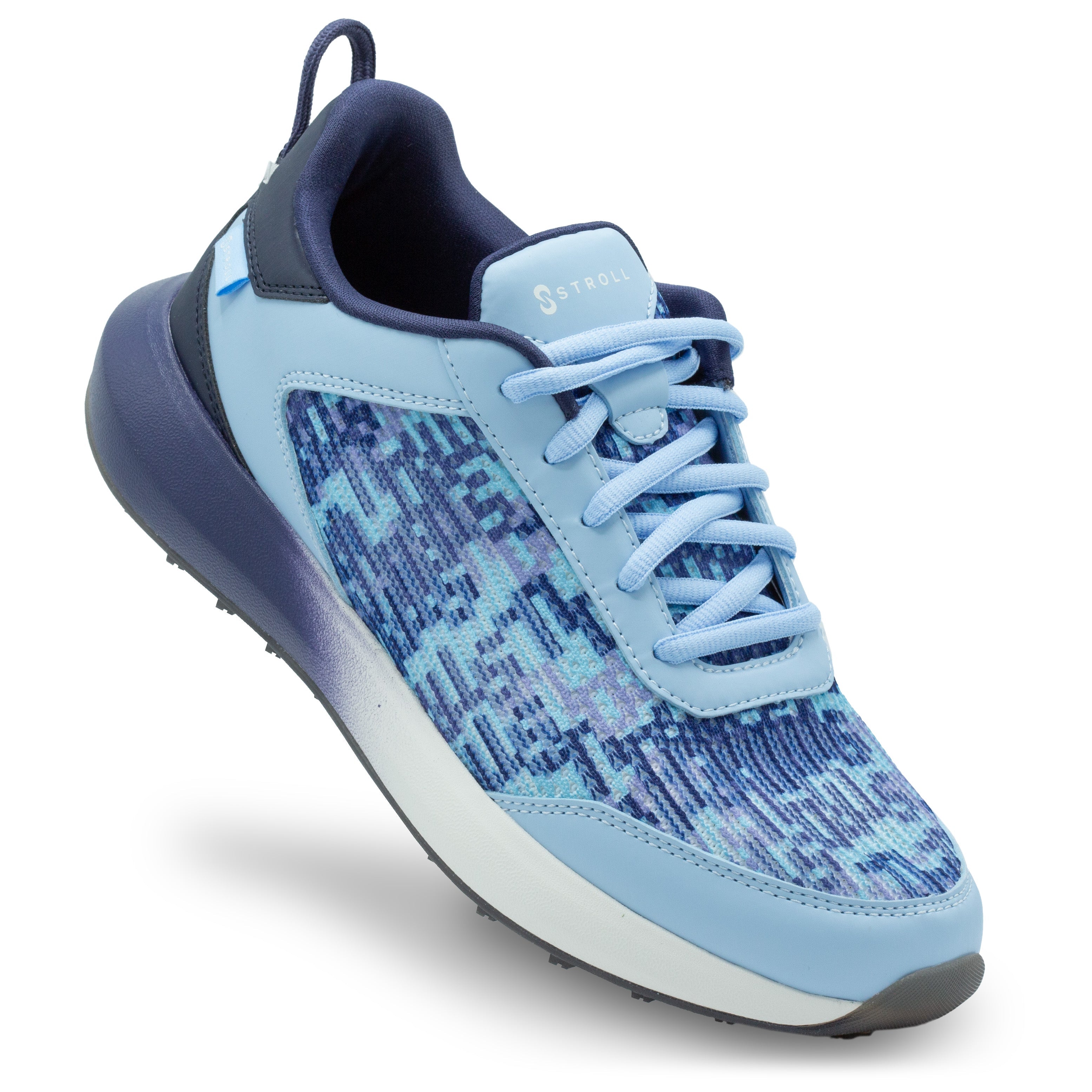 Image of Women's Performance Knit - Digi Camo Blue/White