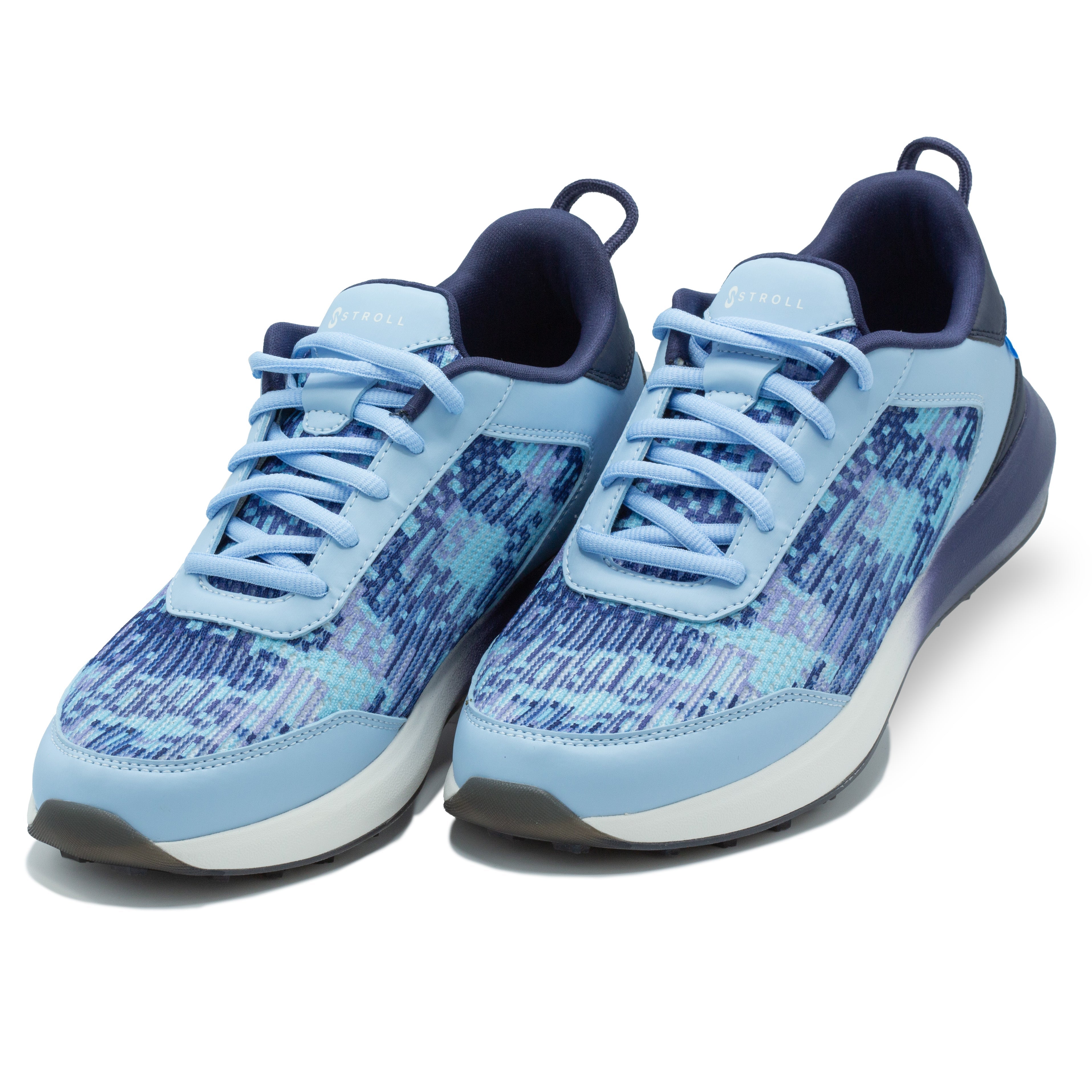 Image of Women's Performance Knit - Digi Camo Blue/White