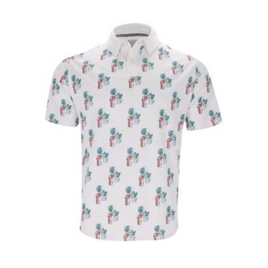 Callaway 19th Hole Drink Print Polo