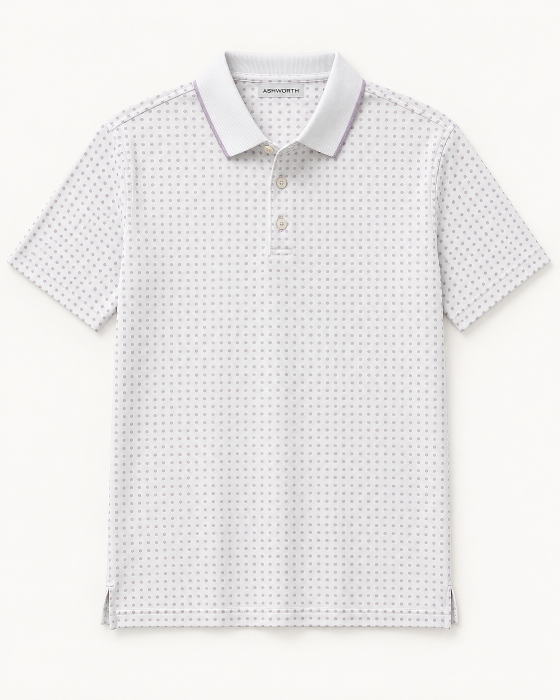 Image of The O.G. Polo - White/Lavender Fog