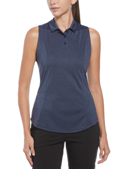 Callaway Women's Heather Sleeveless Golf Polo