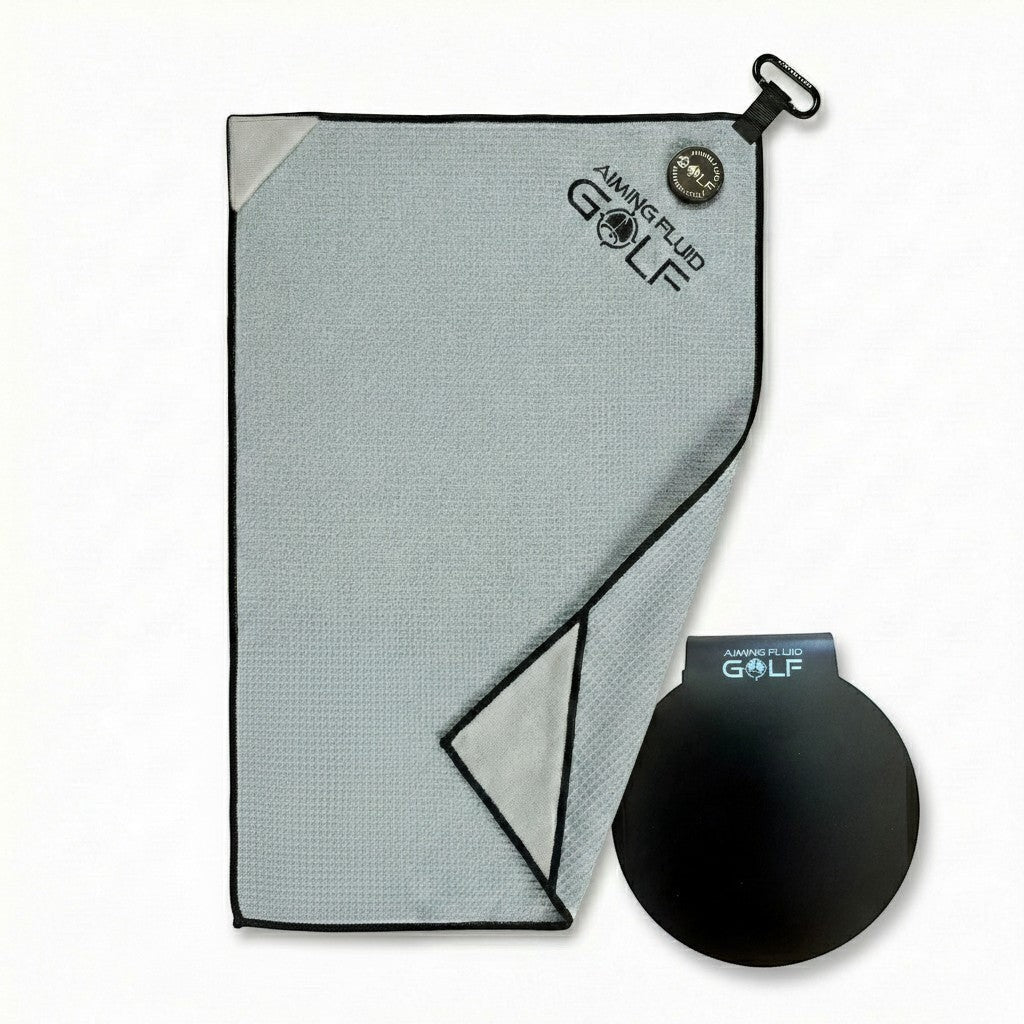 Image of Stubby Magnetic Golf Towel + Landing Pad System