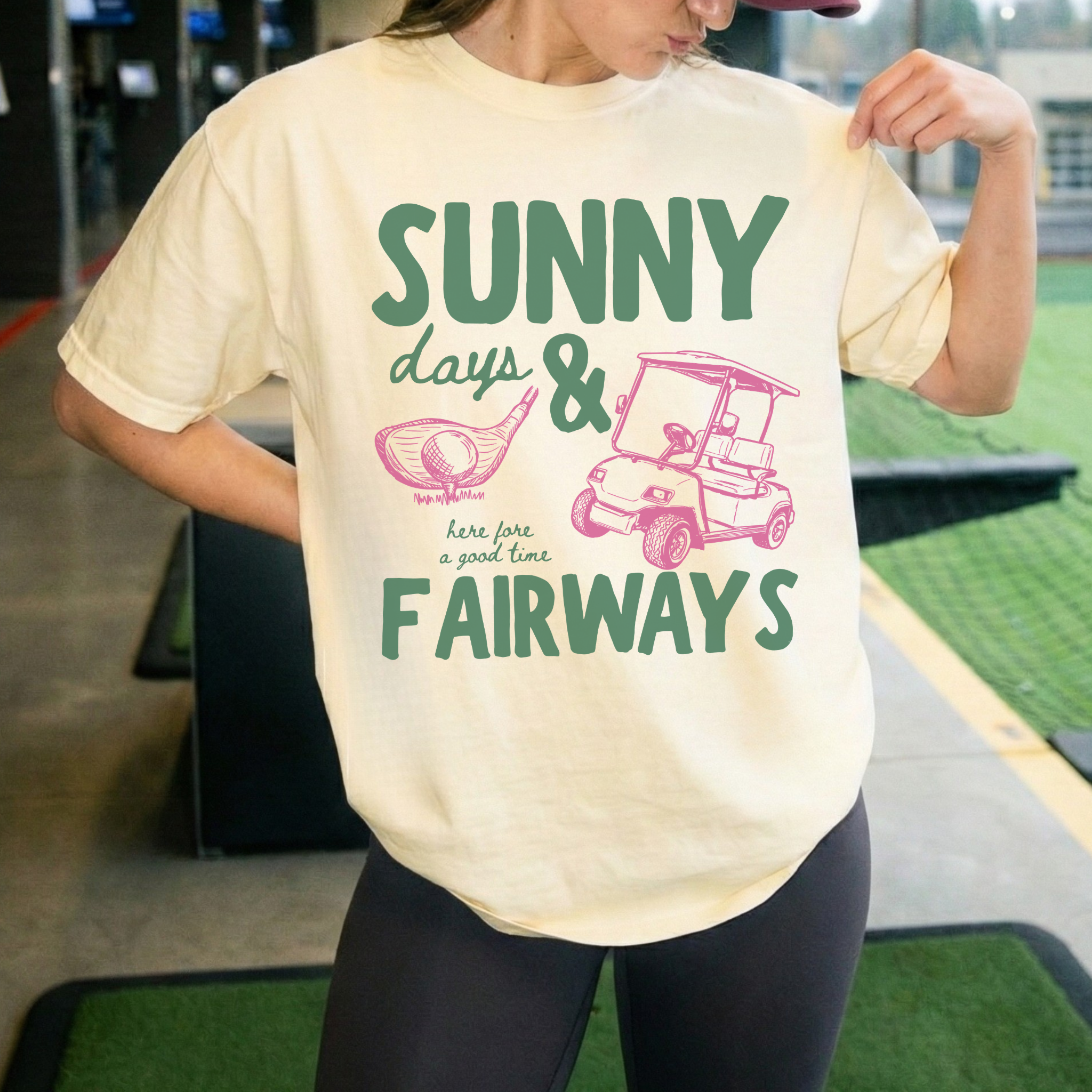 Image of Sunny Fairways Graphic Tee