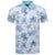 Puma Men's Mattr Verdant Polo- Bright White-Tropical Aqua