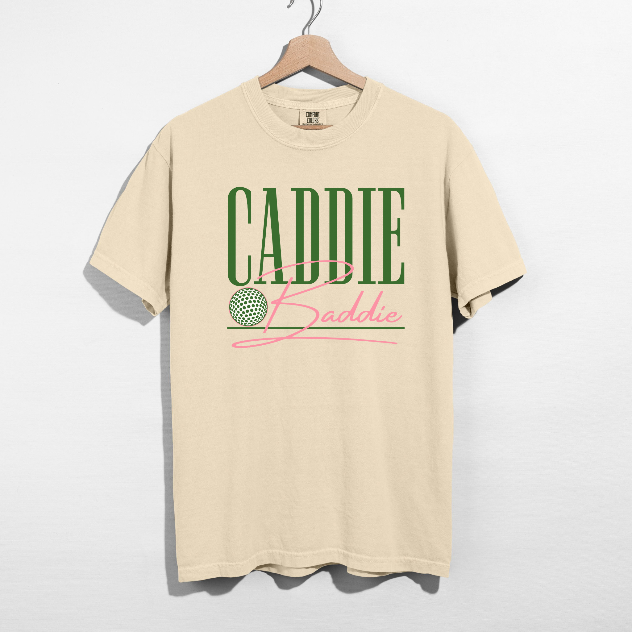 Image of Caddie Baddie Graphic Tee | Cute Golf Shirt for Women