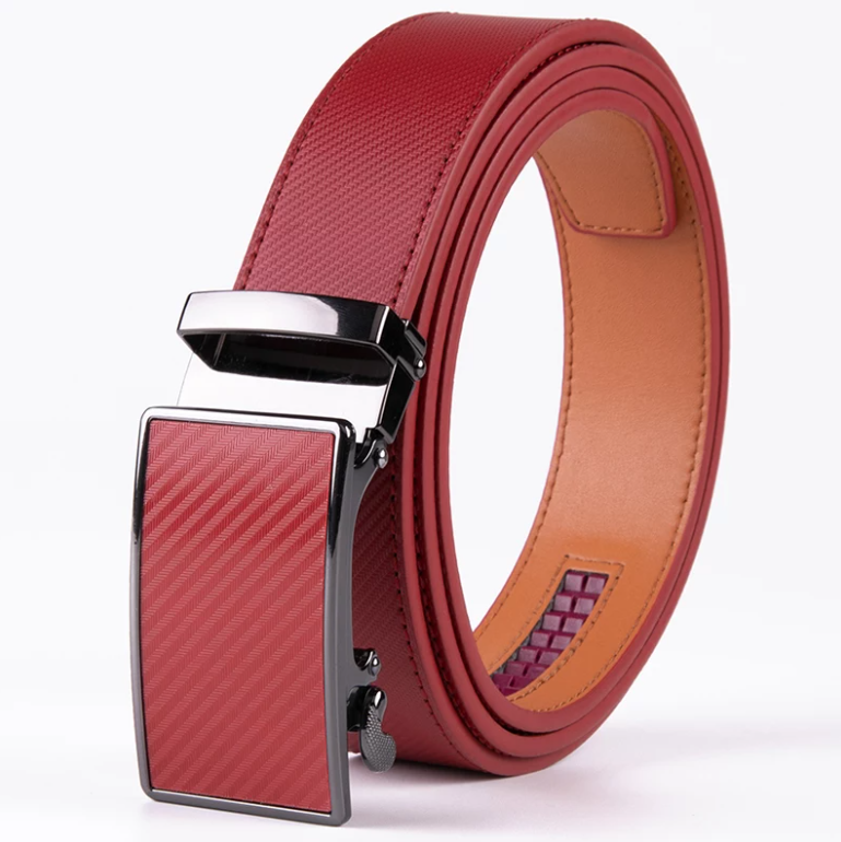 Landmark Leather Belt - Red – Short Par 4