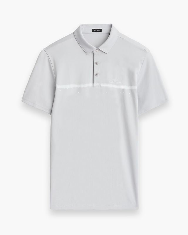 Image of BOEN Bleach Stripe Polo