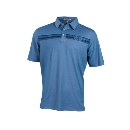 Straight Down Island Stripe Polo