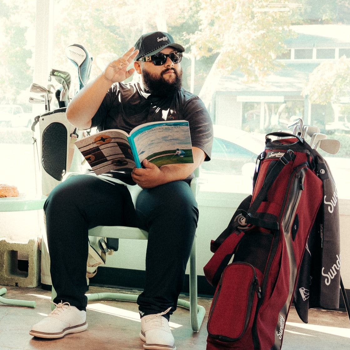 Image of Porter Lite Golf Hat | Black