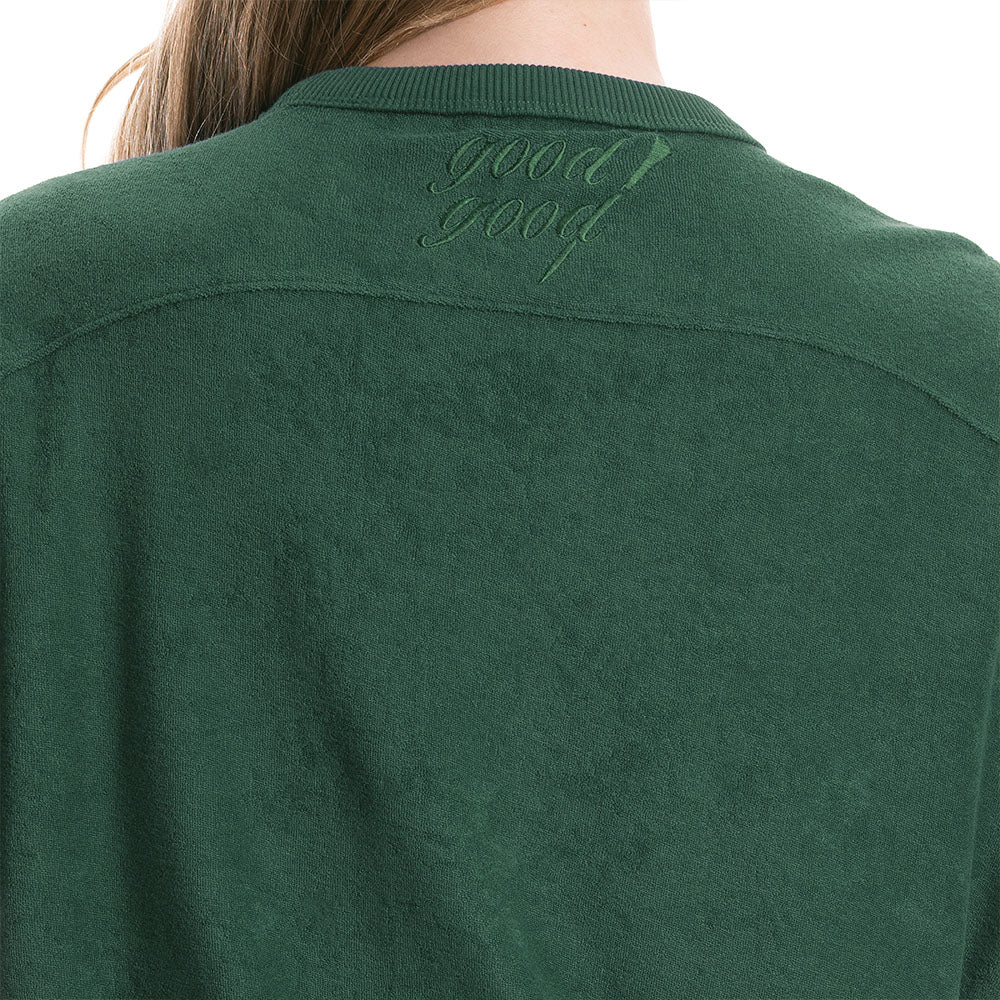 Image of First Cut Terry Cropped Crew