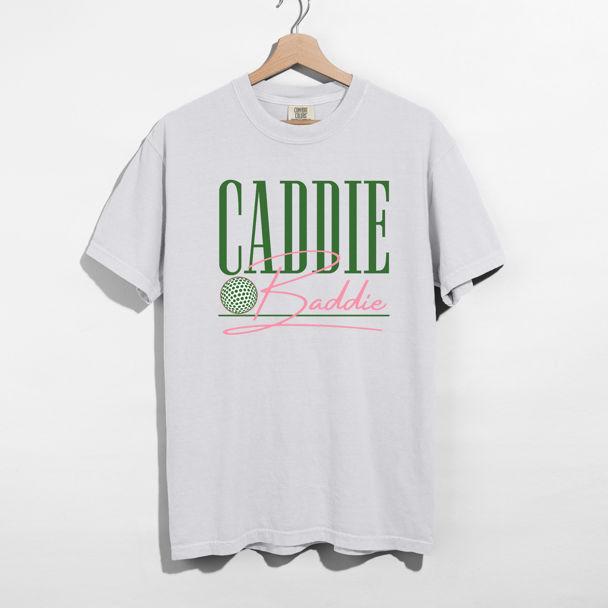 Image of Caddie Baddie Graphic Tee | Cute Golf Shirt for Women