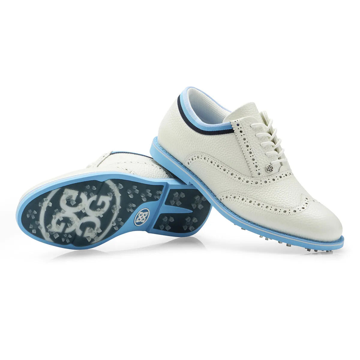 Image of Ladies Grosgrain Brogue Gallivanter - Snow / Racer