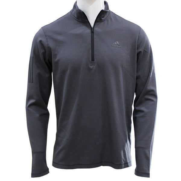 Adidas Golf Men s Classic 3 Stripe 1 4 Zip Midweight Performance
