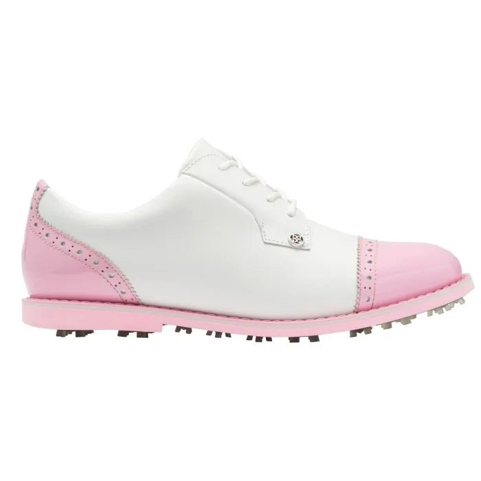 GFORE Ladies Cap Toe Gallivanter - Snow / Blush
