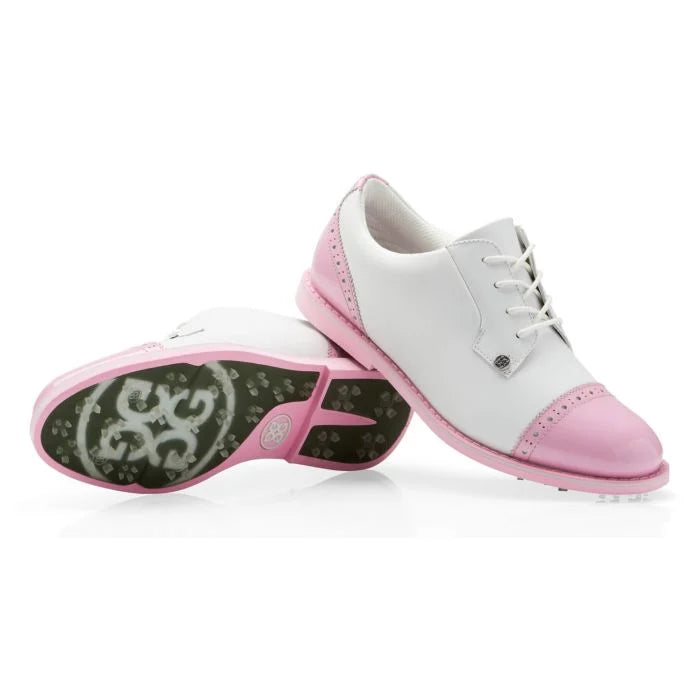 GFORE Ladies Cap Toe Gallivanter - Snow / Blush